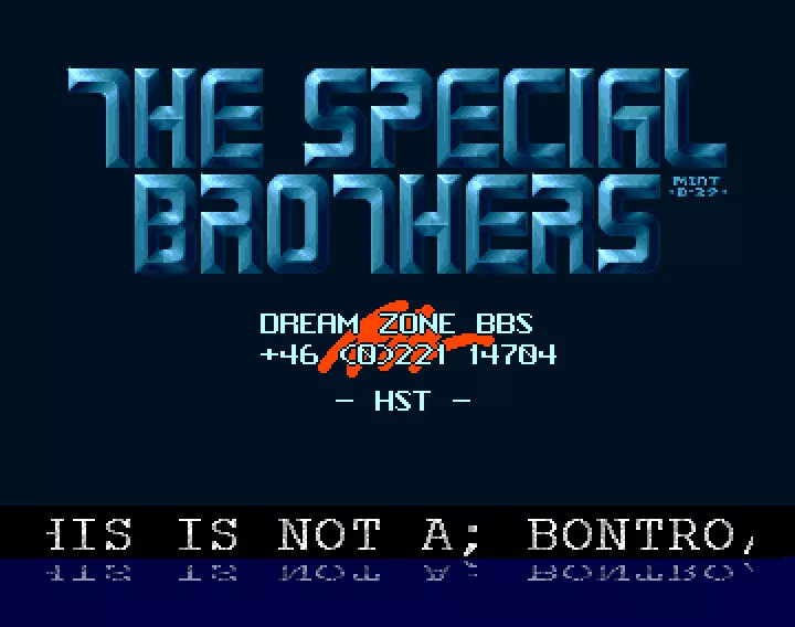 Dream Zone BBS Intro 2 (1991) by The Special Brothers