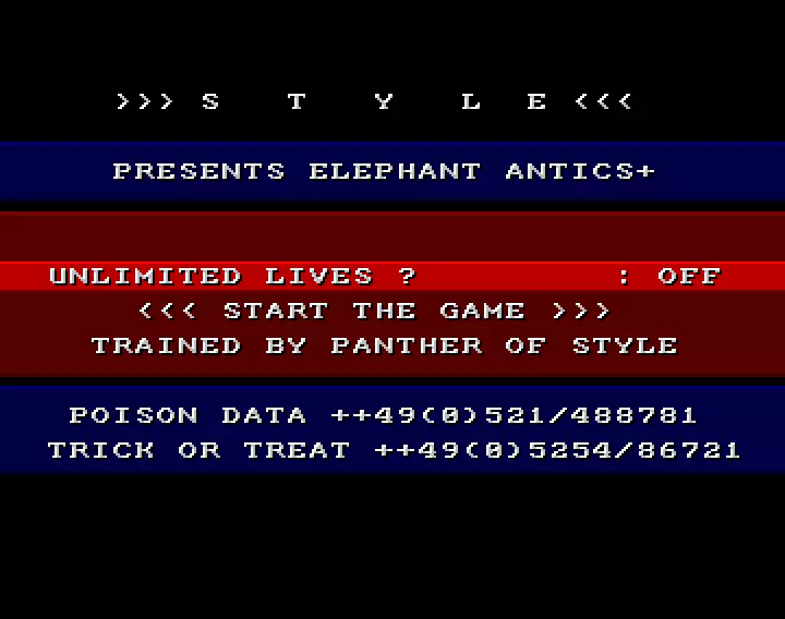 CJ's Elephant Antics (1990) by Style
