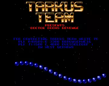 Doctor Doom's Revenge (1989) by Tarkus Team