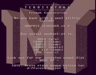 Graphic Searcher v1.9 Intro (1992) by Terminators