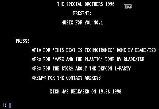 Music for You 1 (1990) by The Special Brothers