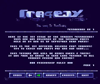 Messagebox 01 (1992) by Tragedy