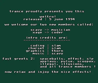 Weltro (1994) by Trance Inc