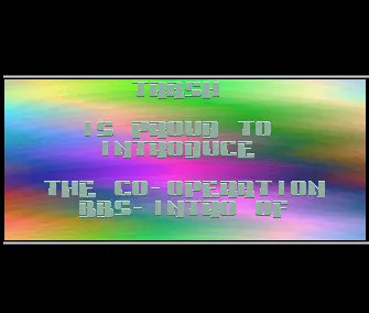 Cooperation BBS Intro (1991) by Trash