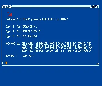 Zeke Wolf Demo Disk 03 (1986) by Triad