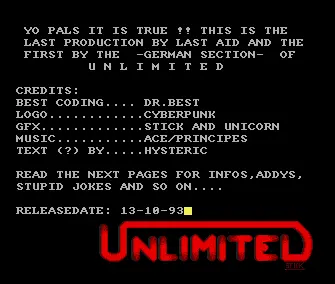 Last Aid Is Dead (1993) by Unlimited