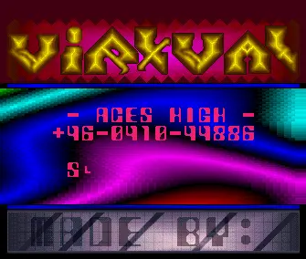 Aces High BBS Intro (1991) by Virtual