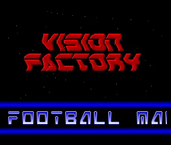 Football Manager (1987) by Vision Factory