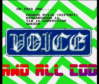 Panique (1990) by Voice