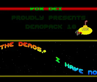 Demopack 10 Intro (1990) by Vox Dei