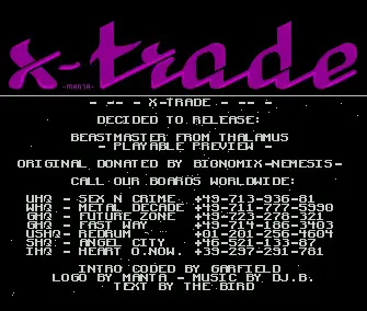 Beastmaster Preview (1992) by X-Trade