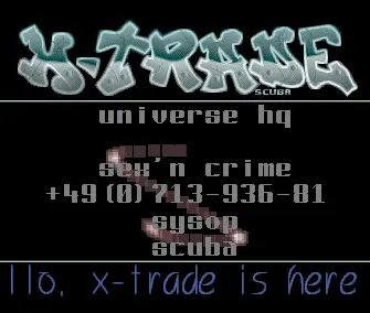 BBS Intro (1991) by X-Trade
