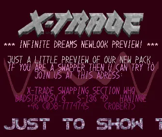 Infinite Dreams New Look Preview (1994) by X-Trade