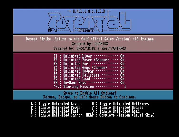 Desert Strike Final +16 (1992) by Tribe