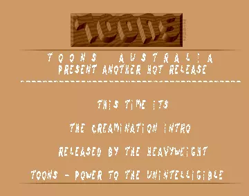 Creamination (1992) by Toons