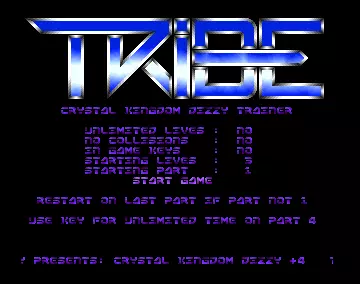 Crystal Kingdom Dizzy +4 (1993) by Tribe