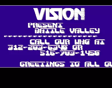 Battle Valley (1989) by Vision Factory