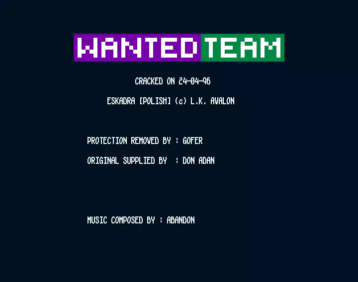 Eskadra (1996) by Wanted Team