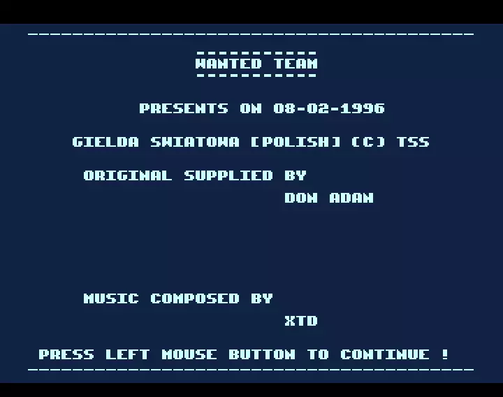 Gielda Swiatowa (1996) by Wanted Team