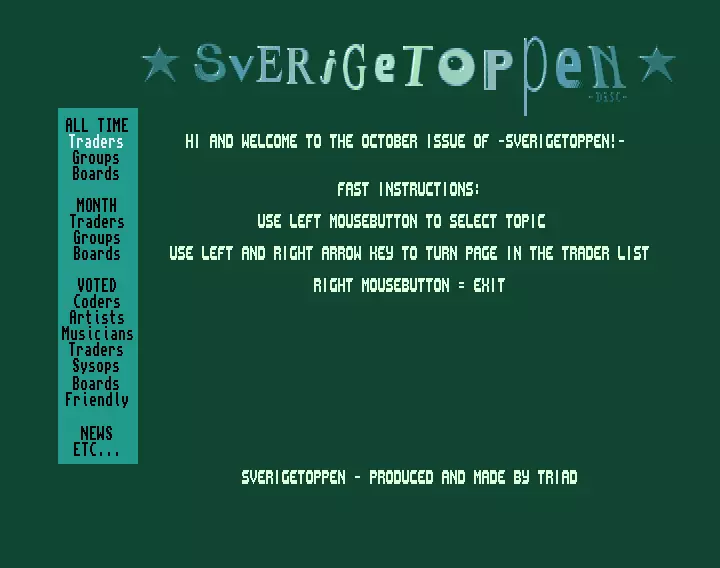 Sverigetoppen 08 (1994) by Triad