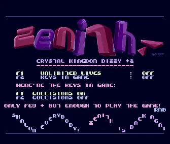 Crystal Kingdom Dizzy +2 (1993) by Zenith