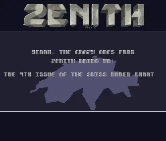 Swiss Modem Charts 4 Advert (1992) by Zenith