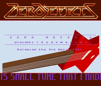 Sodomania (1991) by Zero Defects