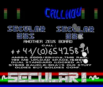 Secular BBS Intro (1992) by Zeus