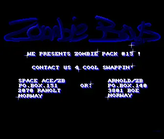 Zombie Pack 15 (1990) by Zombie Boys