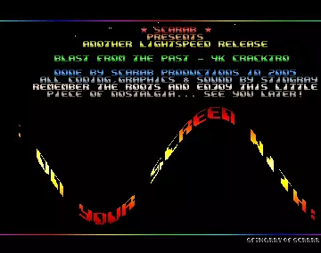 Cracktro 4k (2005) by Scarab