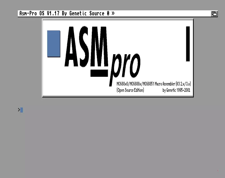 Asm-PRO V1.17 (2005) by Genetic