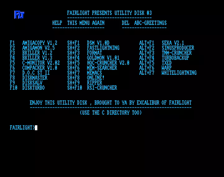Utility Disk 3 by Fairlight