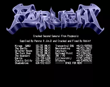 Second Samurai (1994) by Fairlight
