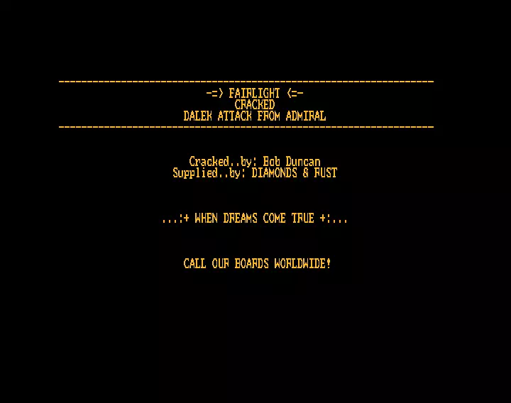 Dalek Attack (1992) by Fairlight