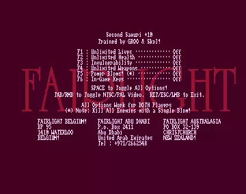 Second Samurai +10 (1994) by Fairlight
