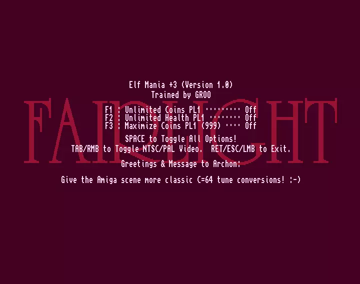 Elfmania +3 (1994) by Fairlight