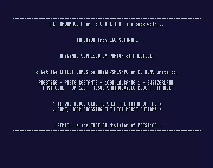 Inferior (1994) by Zenith
