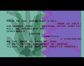 Solskogen 2002 Amiga Invtro (2002) by Spaceballs