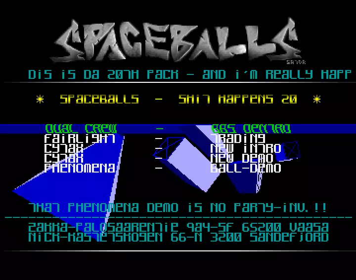 Shit Happens 20 (1992) by Spaceballs