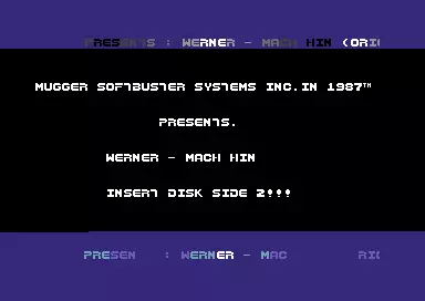 Werner - mach hin (original) (1986) by Mugger Softbuster Systems Inc.