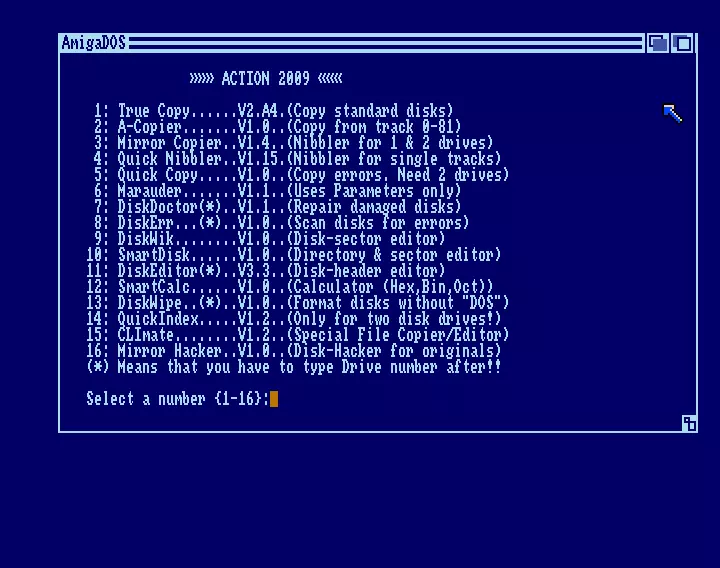 Copy Disk V1.4 (1986) by Action 2009