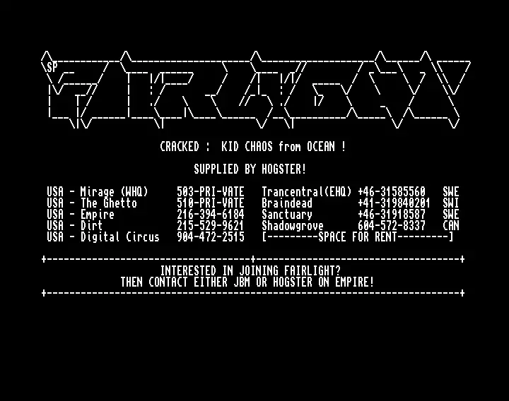 Kid Chaos (1994) by Fairlight