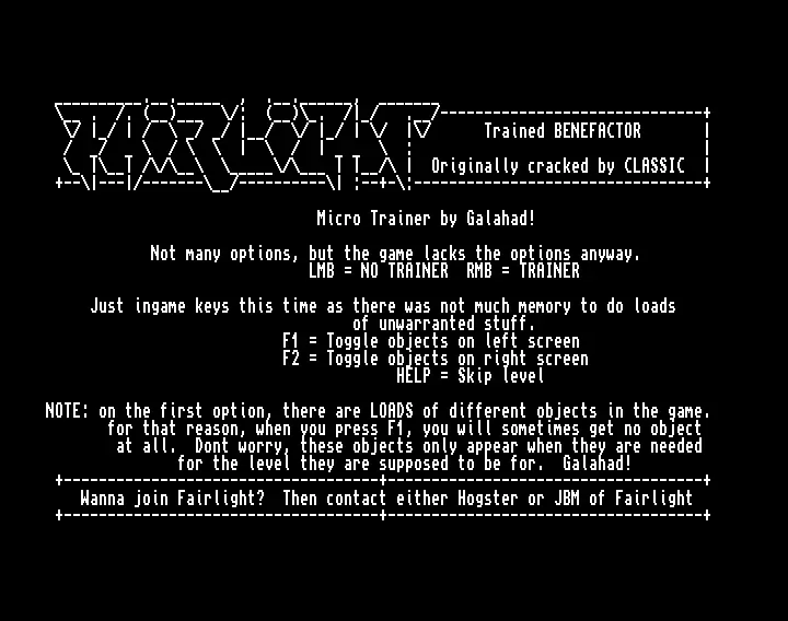 Benefactor +3 (1994) by Fairlight