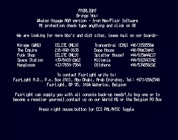 Whale's Voyage AGA (1993) by Fairlight
