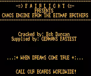 The Chaos Engine (1993) by Fairlight