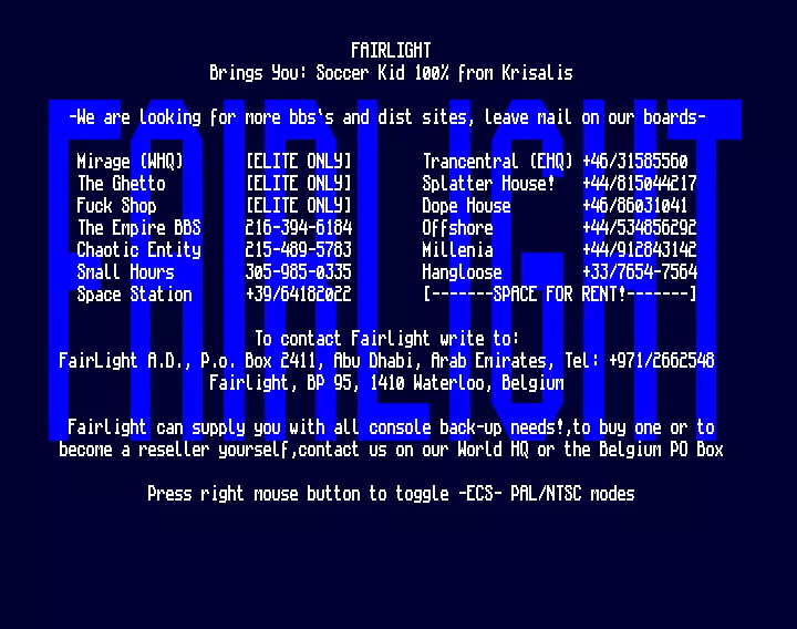 Soccer Kid 100% by Fairlight