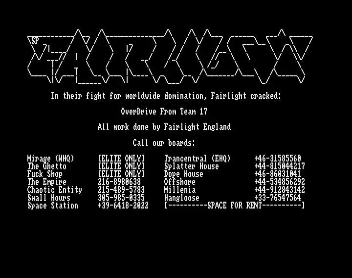 Overdrive by Fairlight