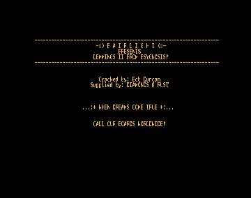 Lemmings II (1991) by Fairlight