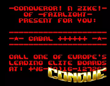 Cabal ++++++ (1990) by Fairlight