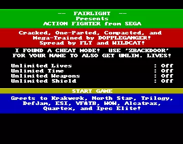 Action Fighter +4 (1989) by Fairlight